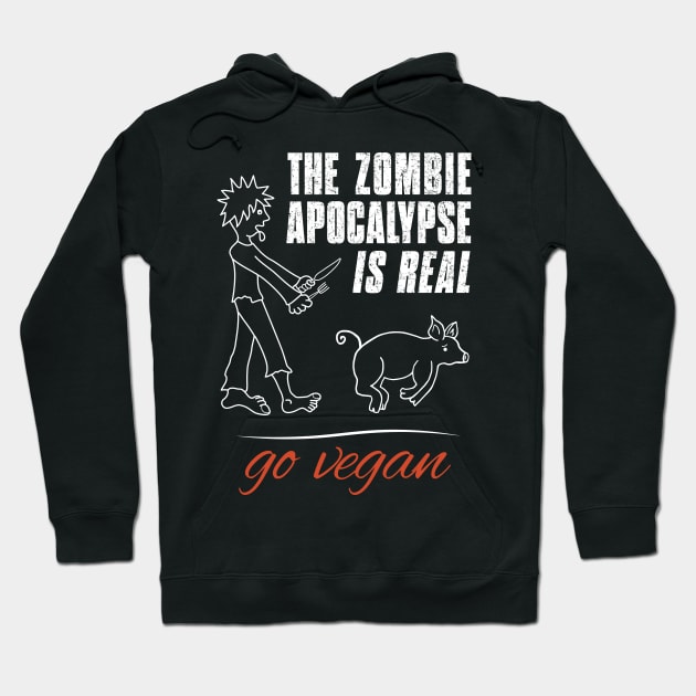 Zombie Apocalypse Is Real Hoodie by Sun Jesster